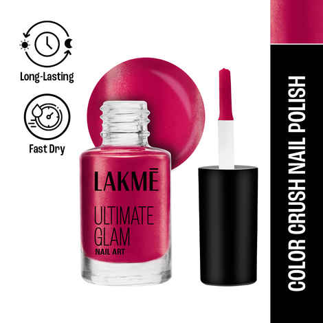 Buy Lakme Color Crush Nail Art - Burgundy M5 (6 ml) - Purplle