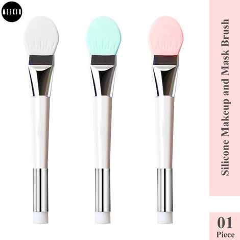 Buy MeSkin Silicone Brush and Mask Applicator (Assorted Colors, Pack of 1) - Purplle