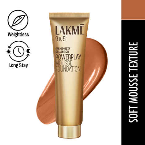 Lakme 9 To 5 Weightless Mousse Foundation - Beige Caramel (25 gm)