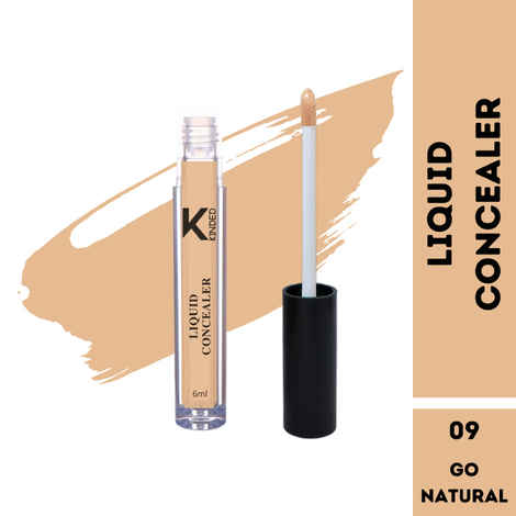 Buy KINDED Liquid Concealer Full Coverage Colour Corrector (Creamy Matte, Go Natural, 6 ml) - Purplle