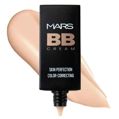 MARS BB Cream Lightweight Foundation | Blendable BB Cream for Women | Colour Correction for All Skin Types (30 ml) (01-FAIR)
