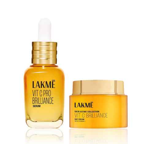 Buy Lakme Vitamin C 10% serum 15 ml + Day Creme 50 gm - Purplle