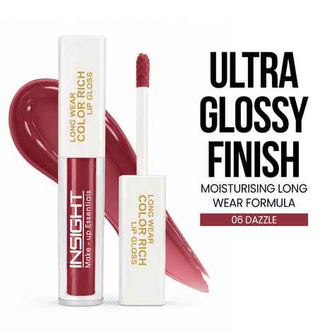 Insight Cosmetics Long Wear Color Rich Lip Gloss - Dazzle (4 ml)