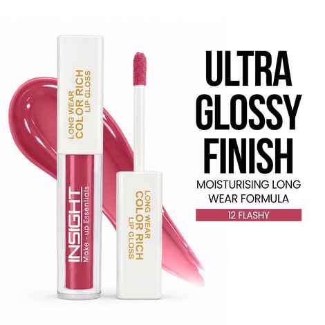 Insight Cosmetics Long Wear Color Rich Lip Gloss - Flashy (4 ml)