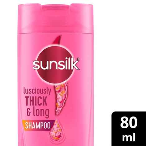 Buy Sunsilk Lusciously Thick & Long Shampoo With Keratin, Yoghurt Protein & Macadamia Oil For 2X thicker & Fuller Hair, 1 Ltr - Purplle