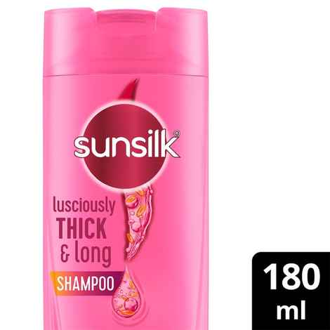 Buy Sunsilk Lusciously Thick & Long Shampoo With Keratin, Yoghurt Protein & Macadamia Oil For 2X thicker & Fuller Hair, 1 Ltr - Purplle