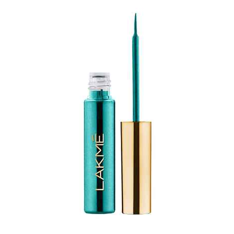Buy Lakme Glitterati Collection Shine Eyeliner Vibrant Azur 4.5 ml - Purplle