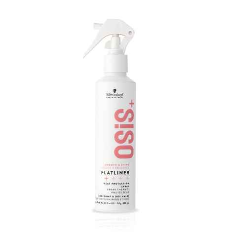 Buy Schwarzkopf Professional OSiS+ Flatliner Heat Protection Spray | For Daily Styling | Heat Protection Upto 230°C | For Anti-Frizzy Hair | Non sticky and Humidity Protection | 200 ml - Purplle