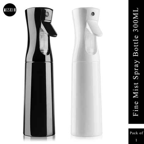 Buy MeSkin 300 ml Fine Mist Spray Bottle - Multipurpose Sprayer for Hair Styling, Cleaning, Misting, and Skin Care - Continuous and Precise Spray (Assorted Colors, Pack of 1) - Purplle
