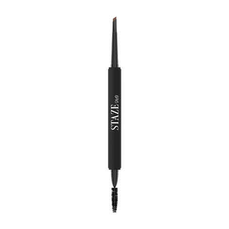 Buy Staze 9to9 All Eyes On You Precise + Smooth Micro Brow Definer With Spoolie | Precision Micro Tip For Natural, Hair-Like Strokes | 12-Hour Stay | 01 Natural Brown | 0.09 gm - Purplle