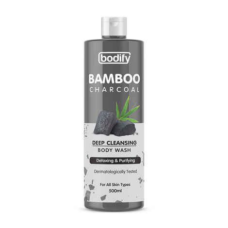 Buy Bodify Bamboo Charcoal Body Wash 500 ml - Purplle