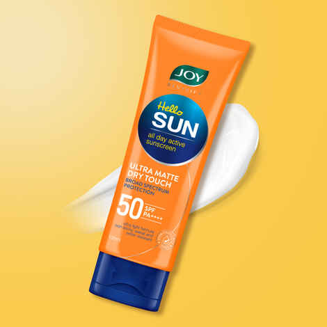 Buy Joy Ultra Matte Dry Touch SPF 50+ PA++++ | Ultra Light, Water Resistant & Zero White Cast Broad Spectrum Face Sunscreen For Sun Protection & Tan Control, 100ml - Purplle
