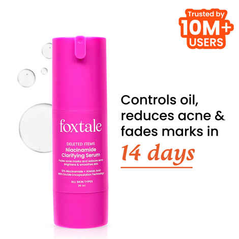 Buy Foxtale 12% Niacinamide Serum with Azelaic Acid for Oil Control & Brightening-30 ml - Purplle