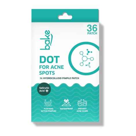 Buy BAKE 2% Salicylic Acid Pimple Patches for Active Acne (36 Patch) | With Hydrocolloid Waterproof Patches - Purplle