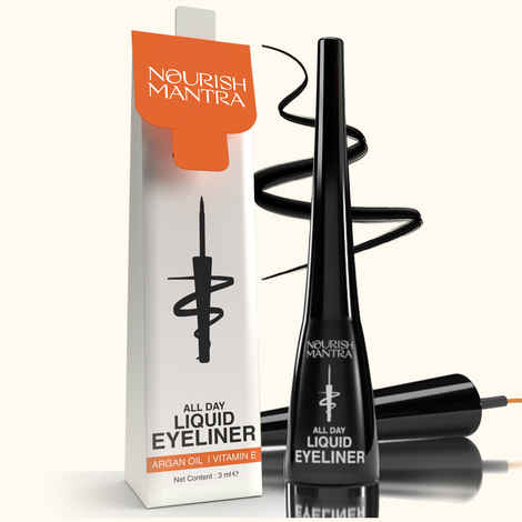 Buy Nourish Mantra All-Day Liquid Eyeliner with Glycerine for Bold & Dramatic Eyes - 3 ml - Purplle