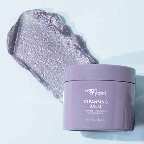 Buy Earth Rhythm Bamboo Charcoal Hemp Seed Oil Cleansing Balm - 40 gm - Purplle