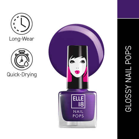Buy Elle18 Nail Pops Nail Color 163 (5 ml) - Purplle