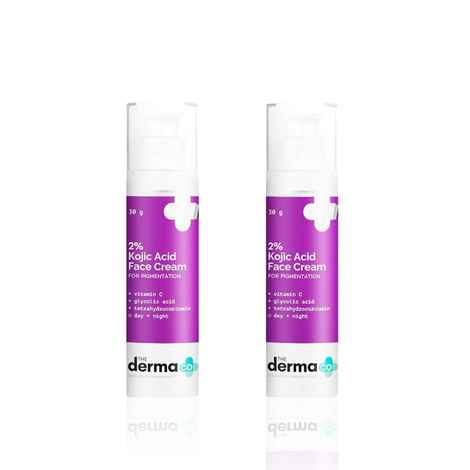Buy The Derma Co. 2% Kojic Acid Cream with Vitamin C & Glycolic Acid For Pigmentation - 30g*2 Pack of 2 - Purplle