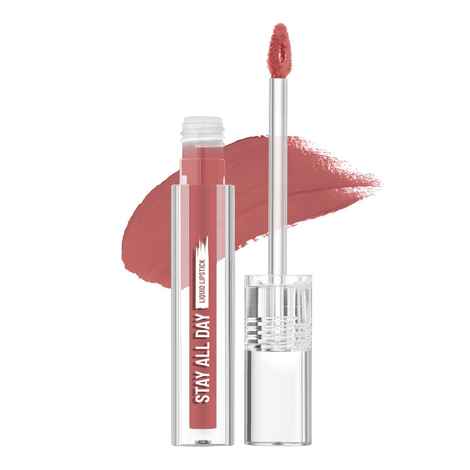 Buy Swiss Beauty Stay On Matte Liquid Lipstick- 5 Chic Nude, 2 gm - Purplle