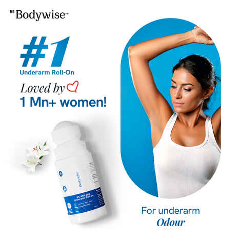Buy Be Bodywise 4% AHA BHA Underarm Roll On (Flora Fragrance) - 50 ml - Purplle