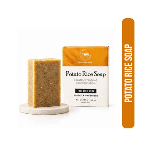 Buy TNW The Natural Wash Handmade Potato Rice Soap For Tanning and Pigmentation (100 gm) - Purplle