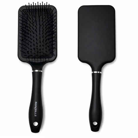 Ronzille Paddle Hair Brush For Hair Styling Multicolor ,1 Pc