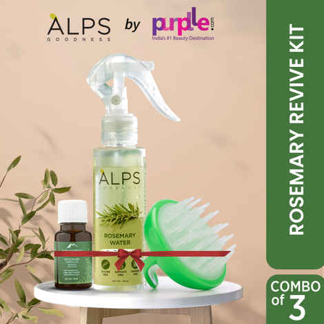 Buy Alps Goodness Rosemary Revive Kit I Rosemary Water Spray (200 ml) & Rosemary Essential Oil (30 ml) & Scalp Massager I Hair Growth Expert I Improves Scalp Health - Purplle