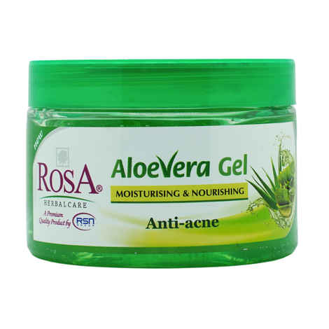 Buy ROSA Aloevera Gel 500 ml I With Anti -acne I Moisturising & Nourishing for all skin I For Hair, Face & Skin I Pack of 1, Unisex - Purplle