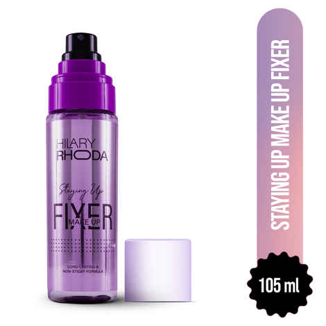 Buy Hilary Rhoda Staying Up Makeup Fixer | Infused with Niacinamide | Hydrating & Refreshing Setting Spray | Smudge-Proof Makeup Fixer | Waterproof & Non-Sticky Formula | 105 ml - Purplle