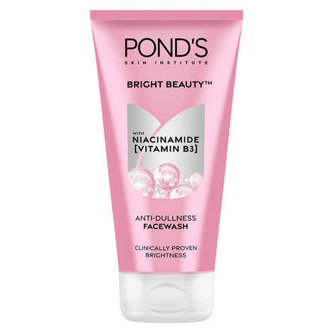 Buy Ponds Bright Beauty Facewash with Niacinamide |For Glass Skin-like Shine | Enriched with Vitamin B3| 150 gm - Purplle