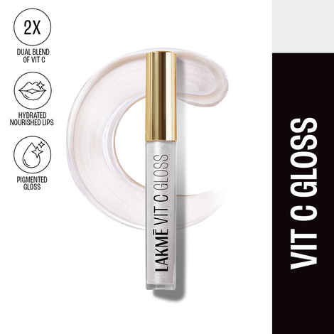 Buy Lakme Superglow, with Vit C & E, Lip Gloss, 2.5 ml, for Nourished Lips, Pearl - Purplle