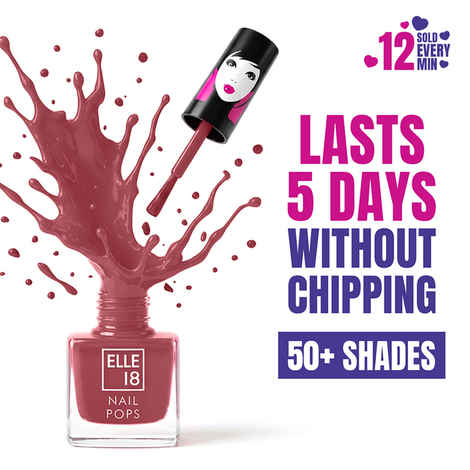 Buy Elle18 Nail Pops Nail Color 160 (5 ml) - Purplle