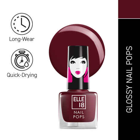 Buy Elle18 Nail Pops Nail Color - Shade 125 (5 ml) - Purplle
