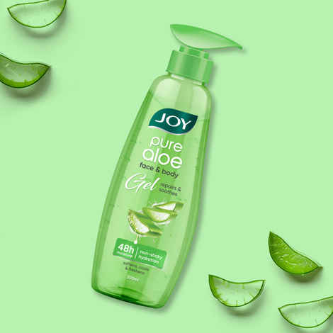 Buy Joy Pure Aloe Face & Body Gel (300 ml) | 48h Moisture | Non-sticky Hydration | Softens, Cools & Freshens - Purplle