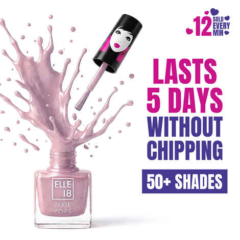Buy Elle18 Nail Pops Nail Color Shade 08 (5 ml) - Purplle