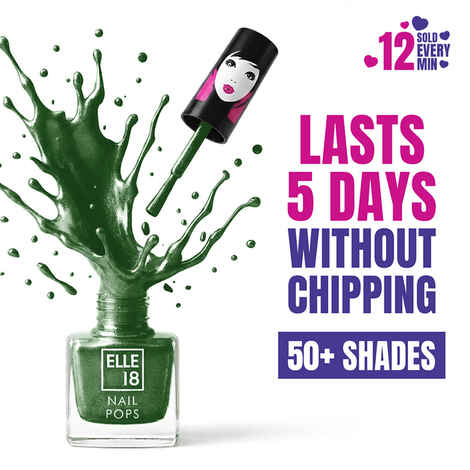 Buy Elle18 Nail Pops Nail Color 157 (5 ml) - Purplle