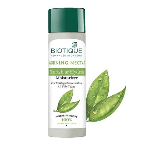 Buy Biotique Morning Nectar Nourish & Hydrate Moisturizer 120 ml - Purplle