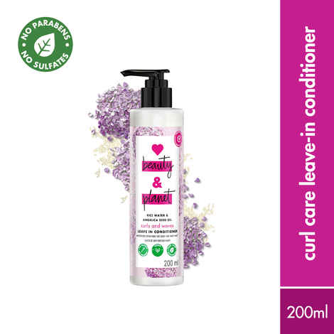 Buy Love Beauty Planet Rice Water & Angelica Seed Oil Silicone free Leave-In Conditioner 200 ml - Purplle