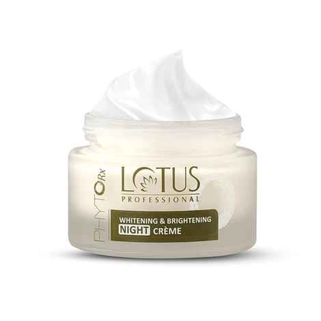 Buy Lotus Professional PhytoRx Whitening & Brightening Night Cream | All skin types | Night Repair cream | 50 gm - Purplle