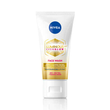 Buy NIVEA Luminous Even Glow Face Wash 50 ml - Purplle