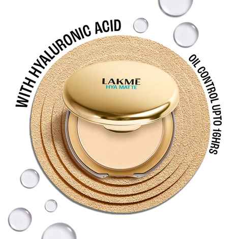 Buy Lakme 9to5 Hya Matte Pressed Powder Ivory 9 gm - Purplle