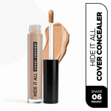 Buy Hilary Rhoda Hide It All Cover Conceal | Conceals Masks, Scars & Dark Circles | High Coverage Concealer | With Shea Butter | Matte Finish | Cruelty-Free & Vegan -3.7 ml (Walnut - Shade 6) - Purplle
