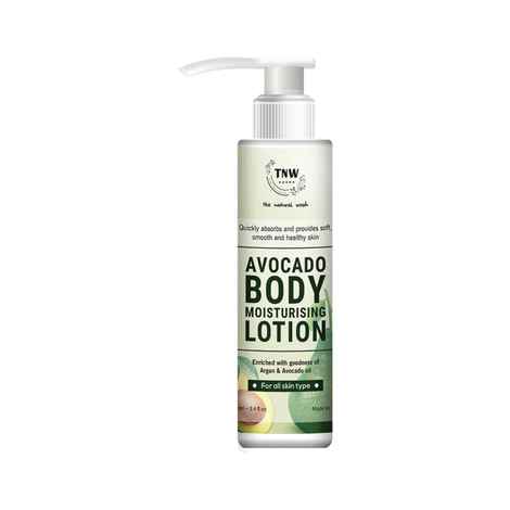 Buy TNW The Natural Wash Avocado Moisturizing Lotion With Argan Oil For All Skin Type (100 ml) - Purplle