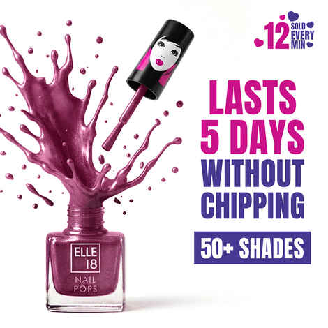 Buy Elle18 Nail Pops Nail Color Shade 22 (5 ml) - Purplle