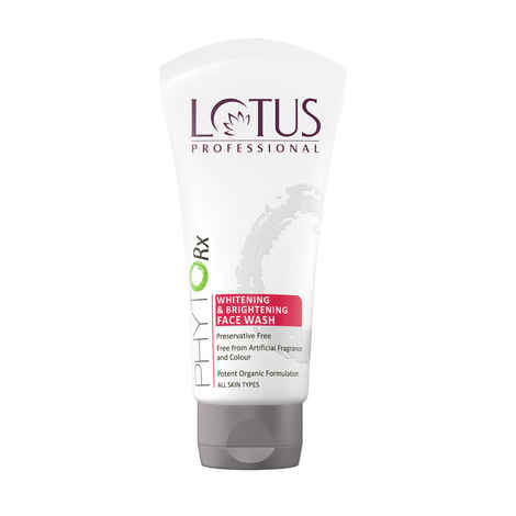 Lotus Professional PhytoRx Whitening & Brightening Face Wash | All skin types | Preservative free | 80 gm