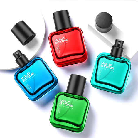Buy Wild Stone Edge, Forest Spice, Hydra Energy and Ultra Sensual Perfume Combo for Men, Long Lasting Smell | Pack of 4 (30 ml each) - Purplle