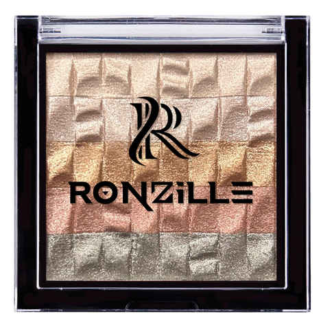 Buy Ronzille Shimmer Baked Blusher and Brick Highlighter - 01 - Purplle