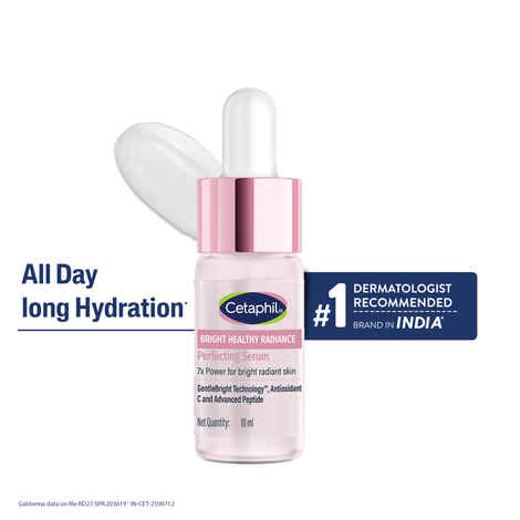 Buy Cetaphil Brightening Healthy Radiance Perfecting Serum 7X Power With Antioxidant C & Advanced Peptide 10 ml - Purplle