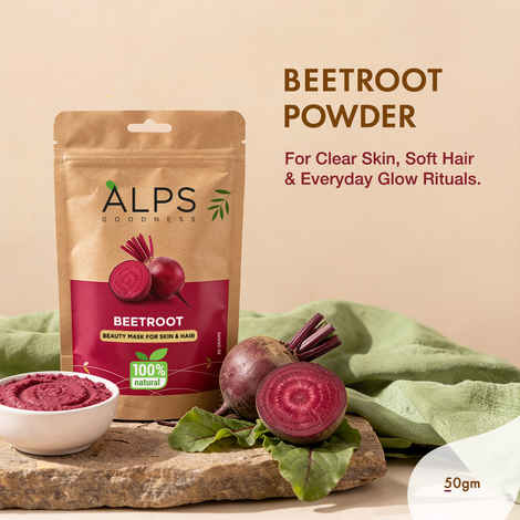 Alps Goodness Beetroot Powder Beauty Mask for Skin & Hair (50 gm)