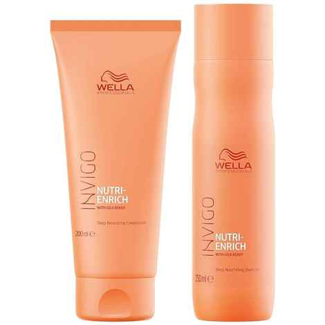 Buy Wella Professionals INVIGO Nutri Enrich Deep Nourishing Shampoo and Conditioner Combo of 2 - Purplle